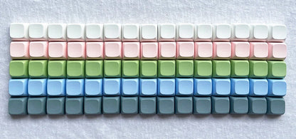 NPKC Blank XDA Keycaps Planck Preonic 61 75 87 108 Keyset Thick PBT Material for Cherry MX Mechanical Keyboard