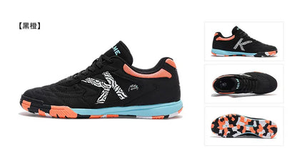 Kelme Hallenfußballschuhe für Erwachsene, flache Sohle, Jugendspiel, Five-a-side-Training, Fußballschuhe, Herren-Futsal-Sneaker