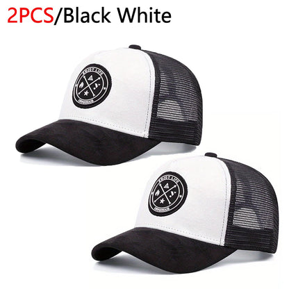 Summer Mesh Baseball Cap Women Men ENJOY LIFE Letter Patch Snapback Hat Casual Breathable Unisex Street Hip Hop Trucker Caps