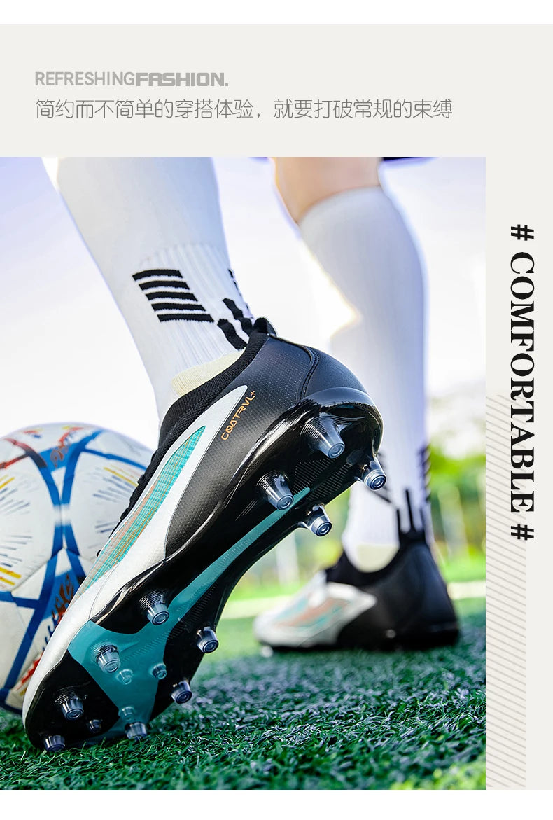 Heren New TF voetbalschoenen sneakers voor kunstgras, slijtvast, ademend, voor volwassenen, trainingsschoenen voor voetbal van topkwaliteit met noppen