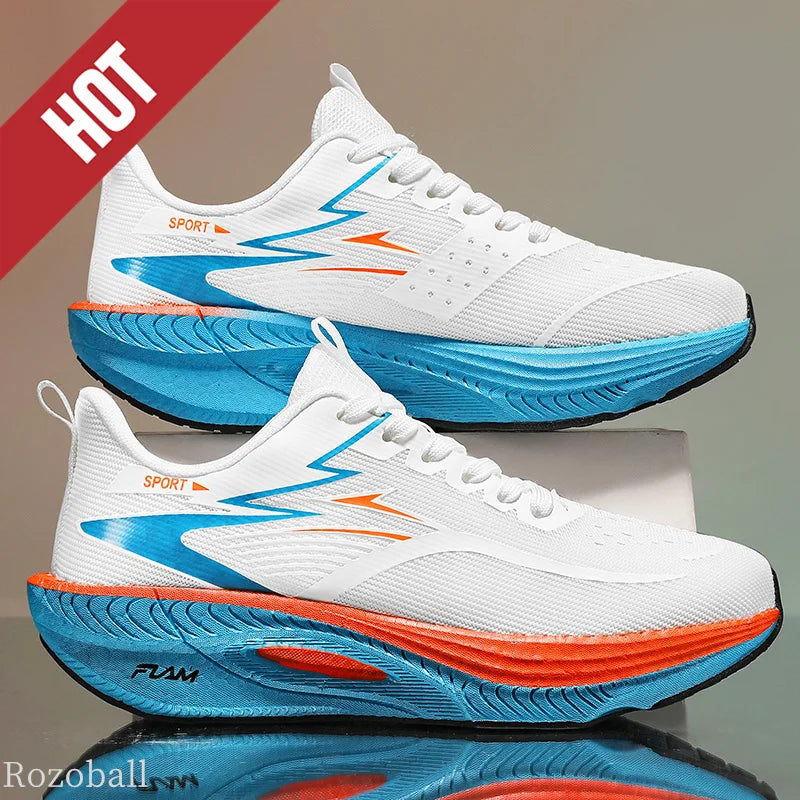 Scarpe sportive da running da uomo per maratona, con cuscino d’aria, traspiranti, leggere e confortevoli, sneakers atletiche outdoor da donna per jogging e tenis