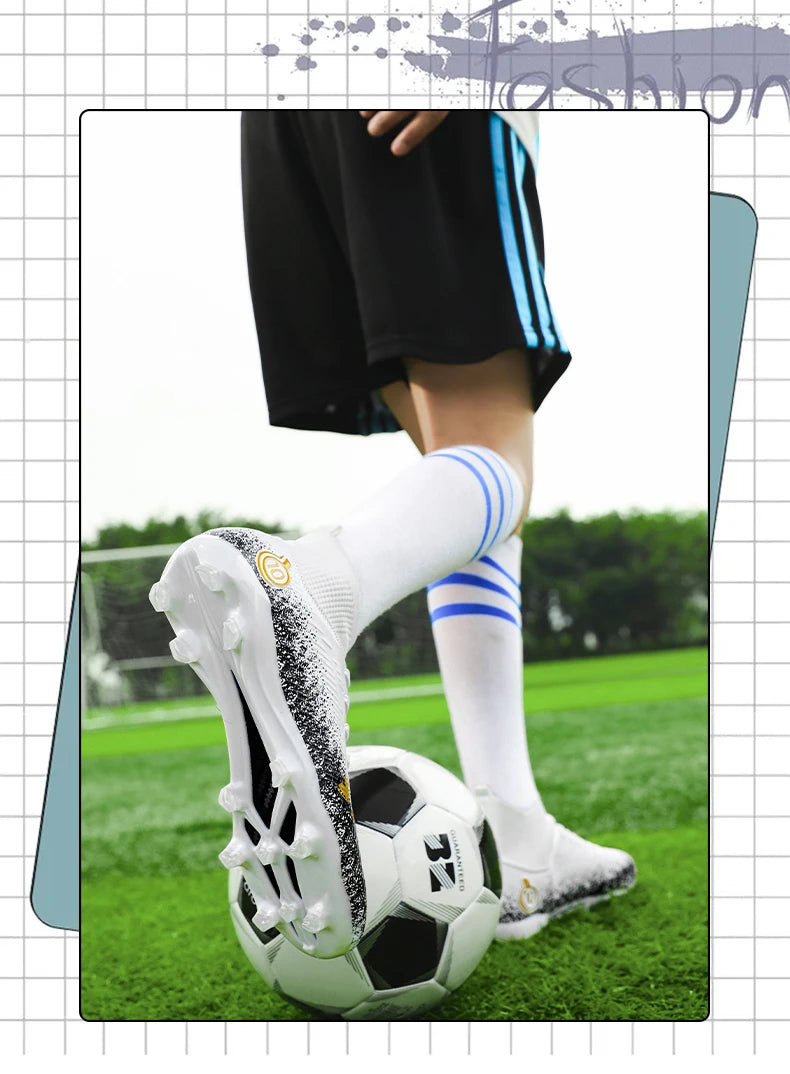 Men's Soccer Shoes Kids Football Boots Women's Professional Soccer Cleats Anti-skid Football Shoes TF/FG Outdoor Football Shoes