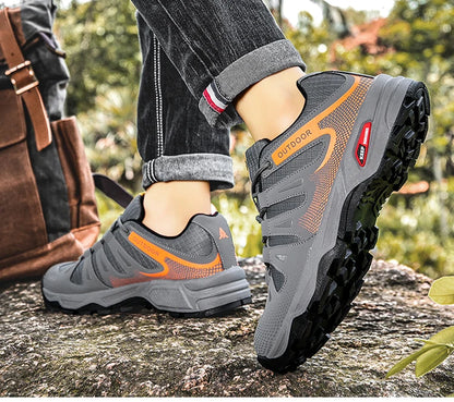 New Outdoor Men's Shoes Men's Anti-Slip Mountaineering Shoes Travel Hiking Adventure Footwear Fashionable Casual Sneakers