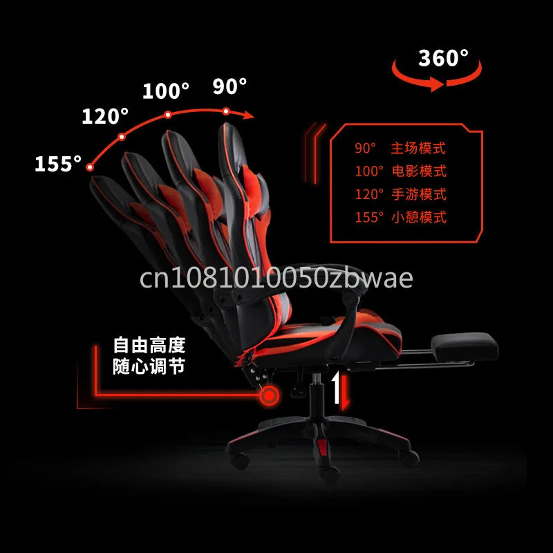 Spot Home Office Chair Computer Chair Office Chair E-Sports Game Seat of Racing Car Internet Bar Coffee Lie Gaming