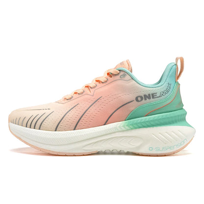 ONEMIX Women's Black Breathable Running Sneakers 2024 Designer Edition, Free Shipping, Pink Fashion Damping Sports Shoes