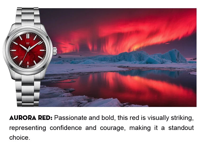 WM Watch Automatic Mechanical Men Watches NH35 Sapphire Glacier Collection 100M Water Resistant Man Welly Merck Watch WM226