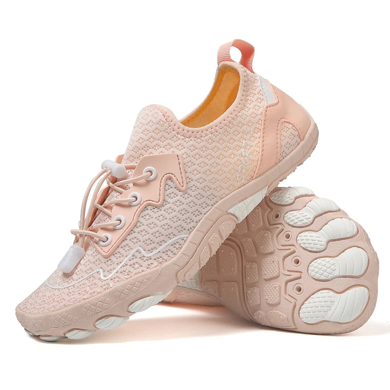 New Barefoot Wading Shoes Men and Women Mesh Quick-Drying Beach Shoes Outdoor Non-Slip Swimming Shoes Unisex Water Sports Shoes