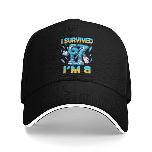 Unisex 8th Birthday I'm 8 Year Old Six Seven Bruh 6 7 Brainrot Meme Hat  Sun Baseball Caps New Baseball Cap Sunscreen Hats