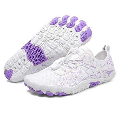 New Barefoot Wading Shoes Men and Women Mesh Quick-Drying Beach Shoes Outdoor Non-Slip Swimming Shoes Unisex Water Sports Shoes