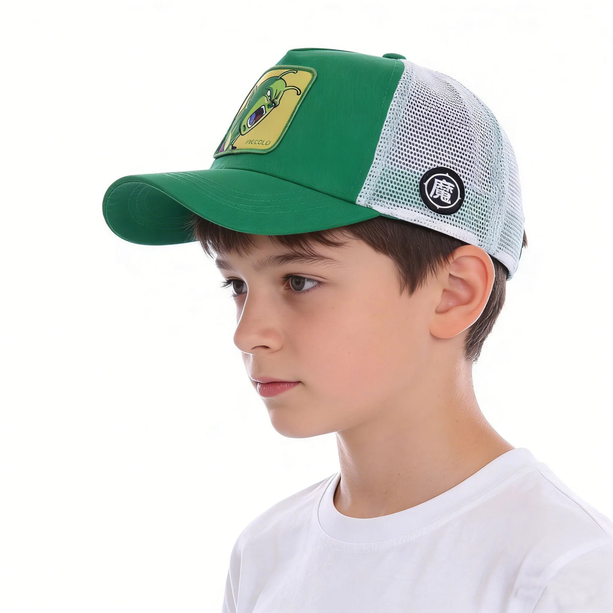 Șapcă Dragon Ball Son Goku de vară pentru călătorii, cu cozoroc, pentru bărbați, brodată, în stil hip-hop, din plasă, cu vizieră de soare, șapcă de baseball, pentru sport în aer liber