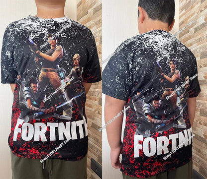 2025 3D New Children's Anime Fortnite Printed Sweater Series Pullover Generation Tide Brand Hoodie Gift