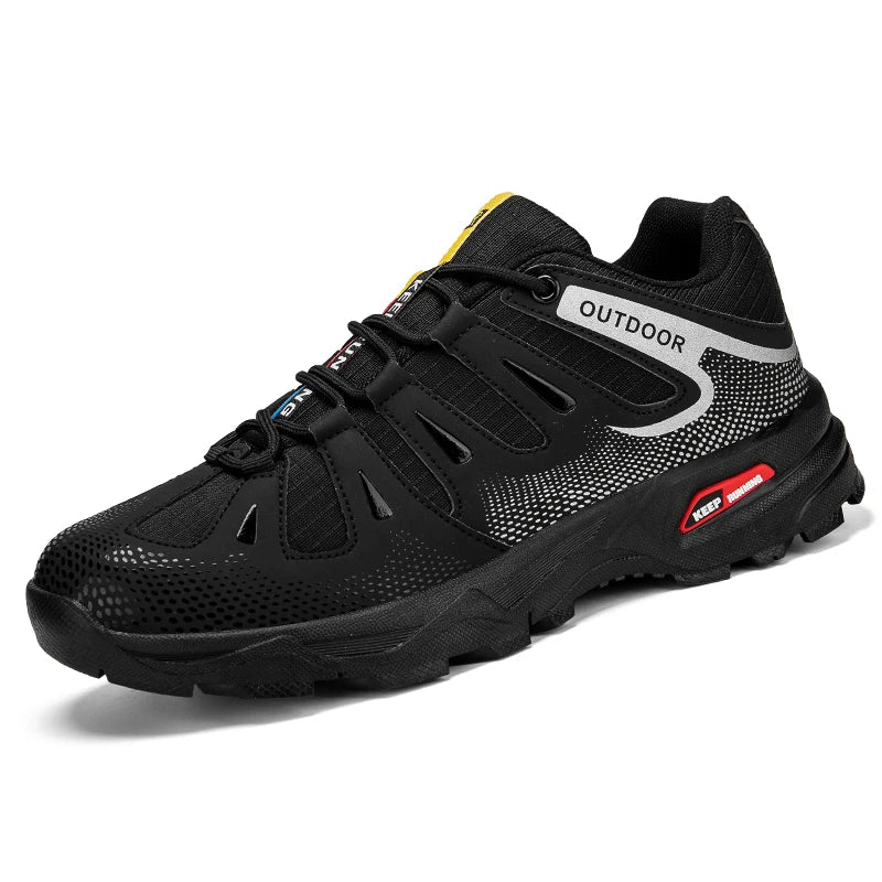 New Outdoor Men's Shoes Men's Anti-Slip Mountaineering Shoes Travel Hiking Adventure Footwear Fashionable Casual Sneakers