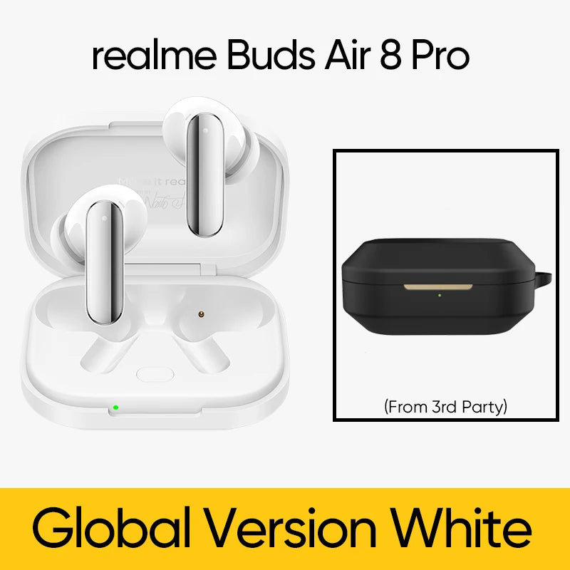 realme Buds Air 8 Pro Global Version 55dB Active Noise Cancelling True Wireless Earphone Bluetooth 6.1 LHDC 5.0 TWS Earbuds IP55