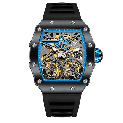 New Luxury Fashion Watches Men ONOLA Brand Hollow Full Automatic Mechanical Men Watch Waterproof Clock