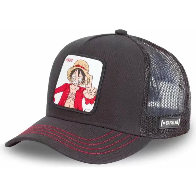 New Outdoor Sport LUFFY Baseball Cap Spring And Summer Fashion Embroidered Adjustable Men Women Caps Fashion Outdoor Hip Hop Hat