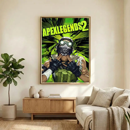 Apex Legends Poster HD Waterproof Self-Adhesive Wall Art with Multi-Scene Compatibility
