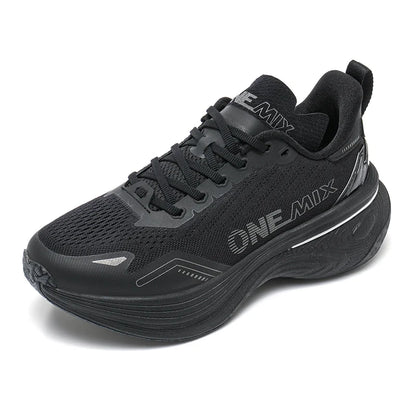 ONEMIX Bumper Max Jogging Running Shoes, Unisex Lightweight Sneakers, Road Wear-Resistant, Fashion Sports Fitness Shoes