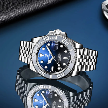 PAGANI DESIGN V2 Japan Mov't 40MM Luxury Men Mechanical Watch Sapphire Glass Ceramic Bezel Automatic Diving Watches for Men