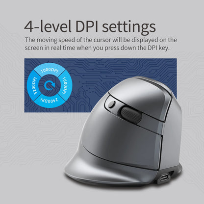 Lefon F33/F26C/F35B Trackball Mouse/Bluetooth Ergonomic Mouse 2.4G Wireless Rechargeable Rollerball Mice for PC Office Drawing
