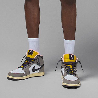 Scarpe sportive da uomo Nike genuine JORDAN mid-top, classiche, leggere e ammortizzate, HQ2011-100