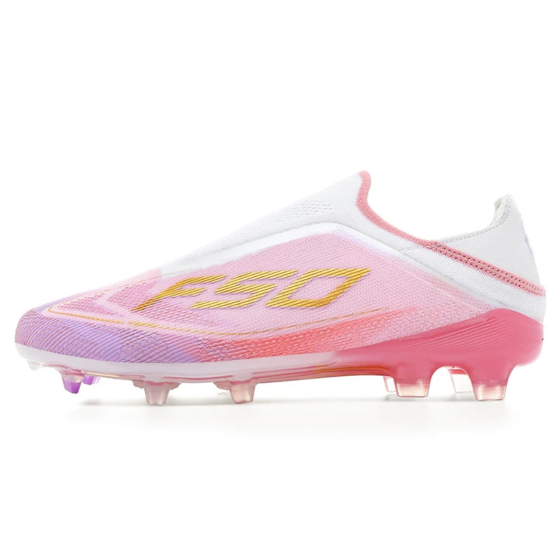 Men's Soccer Cleats Professional Football Boots Society Turf Breathable Mesh Youth Soccer Shoes Anti-Skid Male Sneakers Chuteira