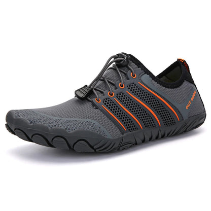 Men's Minimalist Running Cross Training Shoes Barefoot Shoes Big Toe Box Five Finger Shoes Saguaro Barefoot Pit Viper Paracord