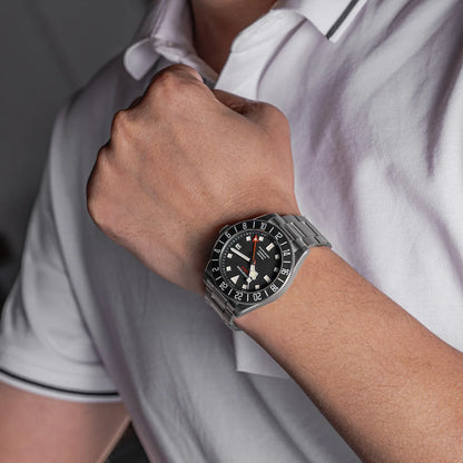 SEESTERN Titanium Diver Men of Watch GMT Automatic Mechanical Wristwatch NH34 Movement Sapphire Crystal 200M Waterproof Lume New