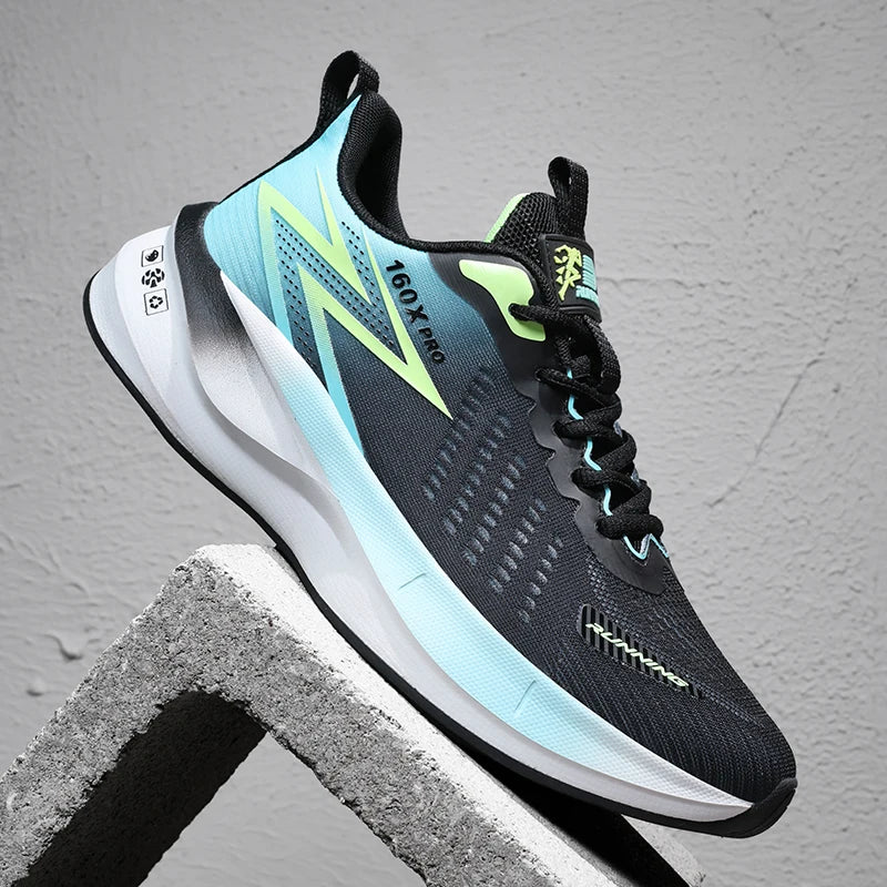 Running Shoes Speciality Marathon Men Sports Breathable Lightweight Carbon Board Women's Comfortable Athletic Nonskid Sneakers
