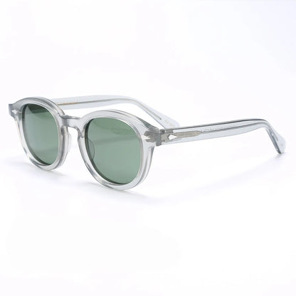 Polarized Sunglasses Men Women Johnny Depp Lemtosh Style Sun Glasses Retro Round Acetate Frame UV400 Lens Oculos