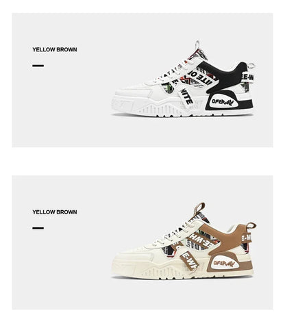 New Skateboard Men's Shoes Summer Sneakers Leather Casual Fashion Outdoor Running Sports Hiking Tennis Platform Designer Luxury