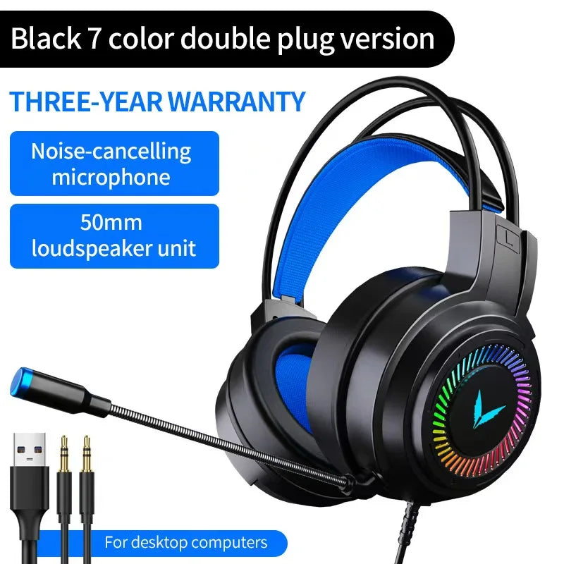 G58 gaming headset gaming wired 7.1 channel PUBG headset computer laptop headset