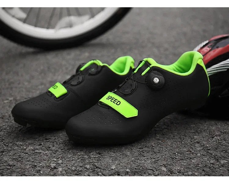 Unisex Road And Mountain Bike Lock Shoes Outdoor Pedal Assisted Bicycle Riding Shoes Cross-Border New Model Sports Entertainment