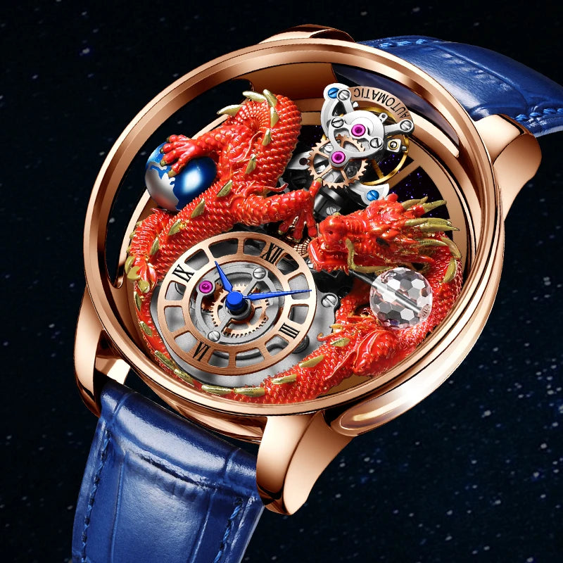 PINDU Design 2025 NEUE Herrenuhr Diamond Tourbillion Top-Marke Luxus Astronomia Quarzuhr für Herren Saphirglas wasserdichte Uhr
