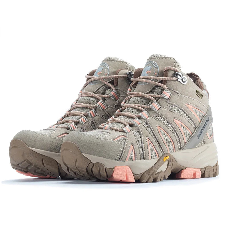 ROCKROOSTER Hiking shoes Men waterproof hunting Boots Tactical Desert Combat Boots trekking Ankle mountian cow Leather Sneakers