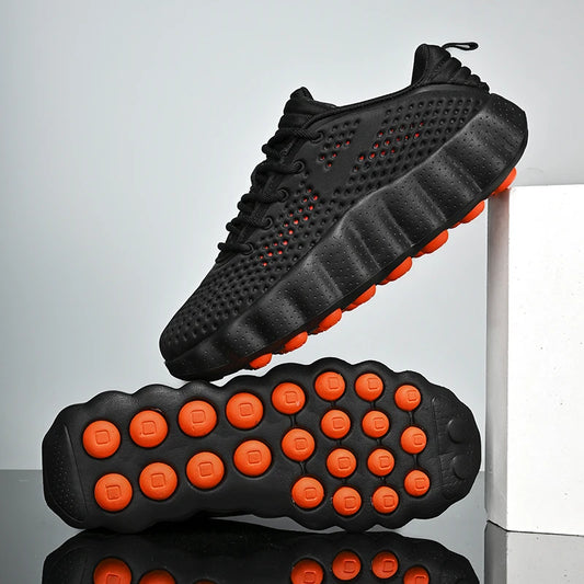 Brand Men Casual Shoes Thick Sole Soft Fashion Sneakers Summer Breathable Male Walking Shoes Zapatillas Hombre 88217 Mens Shoes