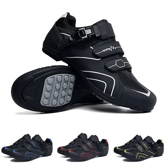 Men Non-Locking Mountain Bike Shoes Without Cleats Road Bicycle RB Speed Non-Cleat Cycling Shoes Sneakers Flat Pedal MTB Women