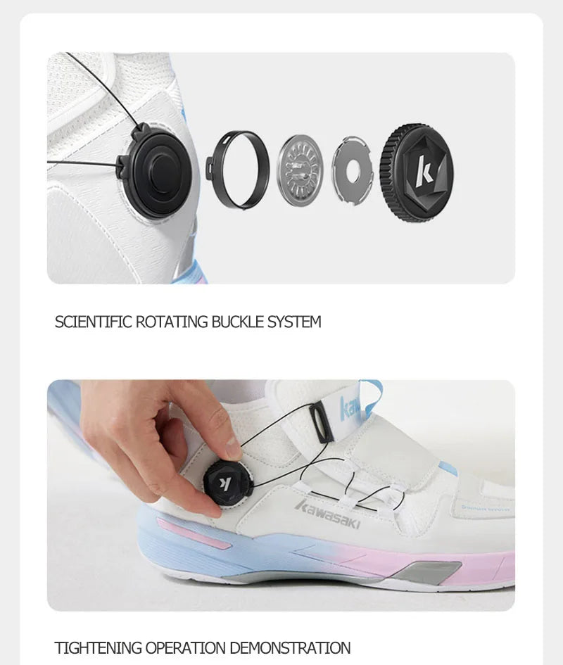 Kawasaki King Series 2.0 professionele badmintonschoenen voor heren en dames, anti-twist sportschoenen, originele herentennisschoenen sneakers A3311