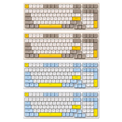 K3 MAX Mechanical Keyboard Hotswap Red/Green Shaft Gamer Keyboard USB Wired RGB Backlight 100 Keys Russian for Computer Laptop