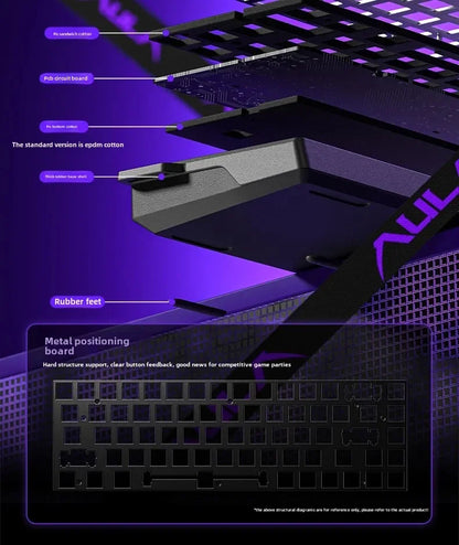 Aula Win60He Magnetic Switch Keyboard Wired Win 60 HE Mechanical Keyboard Esports Gamer Win68 Keyboards Custom Win60 He Gifts