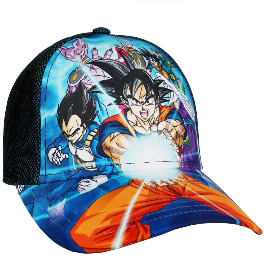 2026 New Summer Dragon Ball Super Youth Men Baseball Snapback Hat Black- Anime Enthusiast Gift, Produit gaming premium Fraquane, produits de luxe, nouvelle génération, équipement gamer