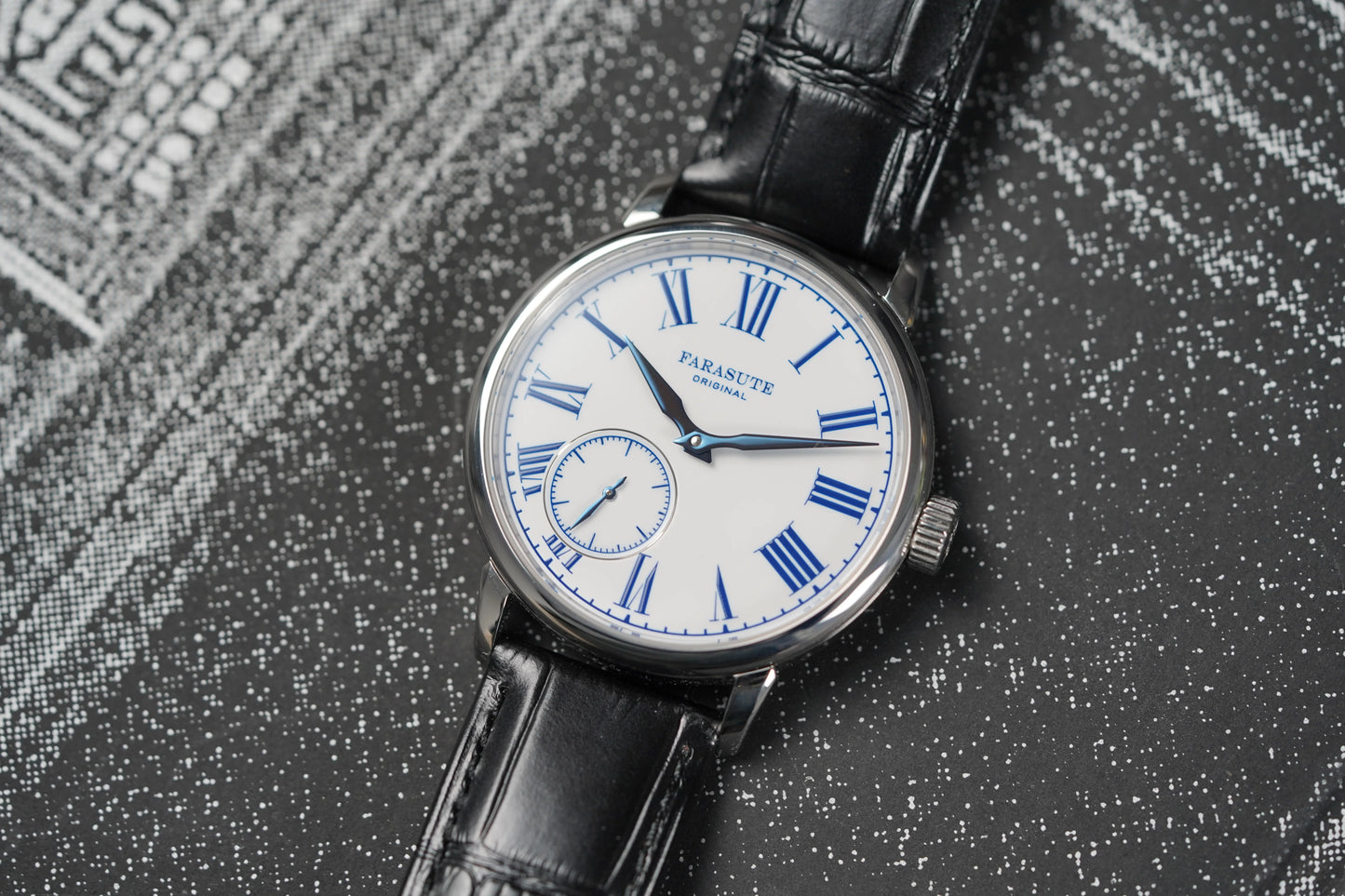 FARASUTE 2026 Fashion Power Reserve 80 hours Hangzhou Customized Movement Manual Mechanical Watch For Men Sapphire Crystal reloj