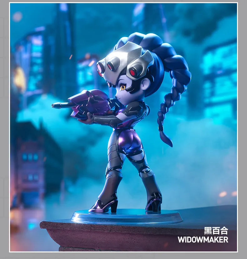 POP MART Overwatch Play of The Game Series Original Blind Box Surprise Mystery Box Cute Anime Action Figure Ornaments Figurines