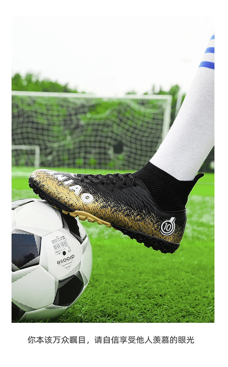 Men's Soccer Shoes Kids Football Boots Women's Professional Soccer Cleats Anti-skid Football Shoes TF/FG Outdoor Football Shoes