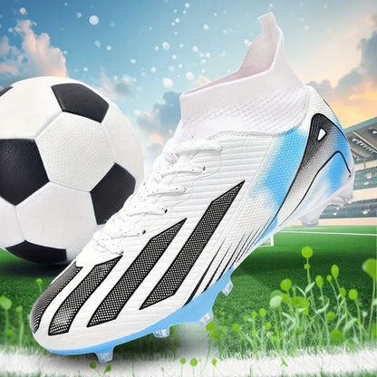 New Men's Football Boots Adult Soccer Field Shoes Teenager Sports Cleats Outdoor Grass Training Boots High-Quality Sneakers