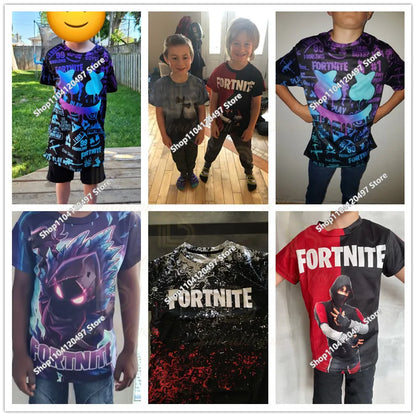 2-14Y Fortnite-sweatshirt voor kinderen met print, hoodie-sweatshirts voor jongens en meisjes, modieus Harajuku-jack, kinderkleding, games-cosplaykostuum