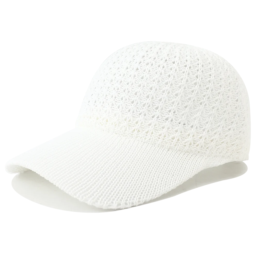 2025 New Summer Breathable Mesh Baseball Cap Snapback Hat Outdoor Sport Sunscreen Trucker Hats For Women Men Sunhat