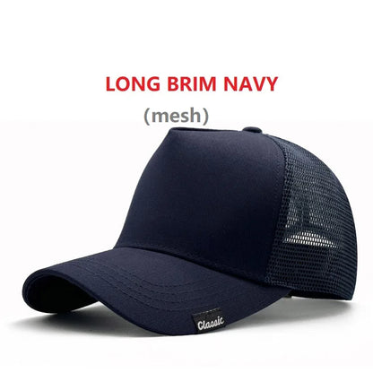 Unisex Quick Dry Big Head Mesh Baseball Cap Adjustable plus Size Summer Snapback Hat Comfortable Breathable 56-65cm