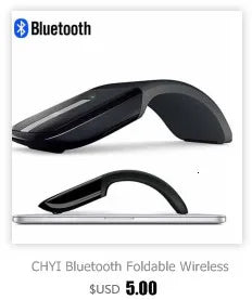 Bluetooth Wireless Arc Touch Mouse For Microsoft PC Laptop 1200DPI Optical Folding Mause Slim Notebook Gaming Computer Mice