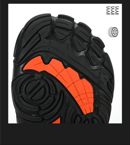 Men's Barefoot Hiking Shoes Breathable Outdoor Sports Climbing Shoes Trekking Sneakers Non-Slip Comfortable Men's Casual Jogging Footwear