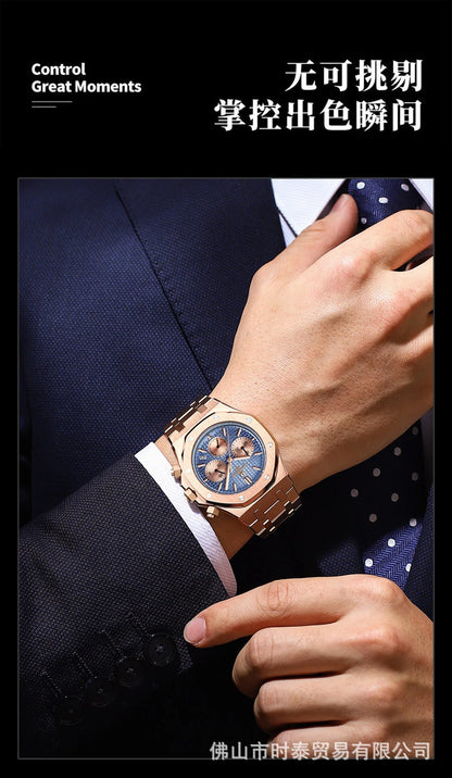 The brand's luxury men's watch new waterproof luminous luxury watch is a hot seller